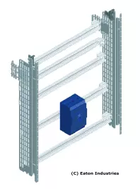 Bild zeigt allgemein das Eaton Verteilersystem mit Hutschienen